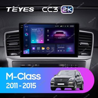 Штатная магнитола Teyes CC3 2K 360 6/128 Mercedes-Benz M-Class W166 ML (NTG 4.5) (2011-2015)