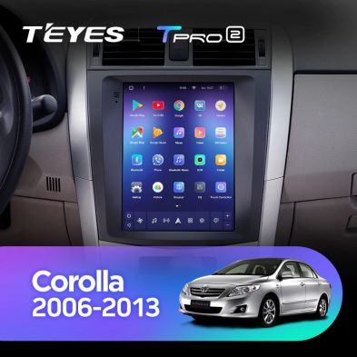 Штатная магнитола Tesla style Teyes TPRO 2 4/64 Toyota Corolla 10 E140 E150 (2006-2013)
