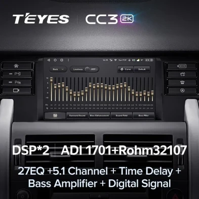 Штатная магнитола Teyes CC3 2K 4/32 Land Rover Discovery Sport (2014-2019)