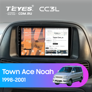Штатная магнитола Teyes CC3L 4/64 Toyota Town Ace Noah (1998-2001)