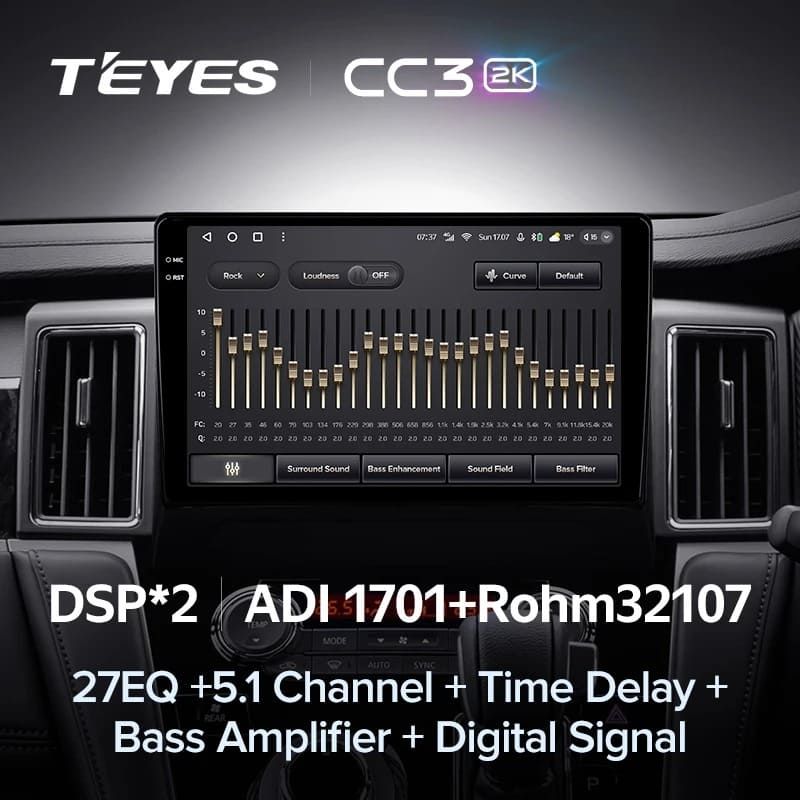 Штатная магнитола Teyes CC3 2K 360 6/128 Mitsubishi Delica D:5 (2018-2024)