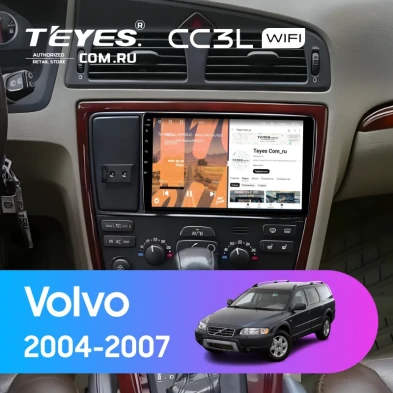 Штатная магнитола Teyes CC3L WiFi 2/32 Volvo XC70 V70 (2004-2007)