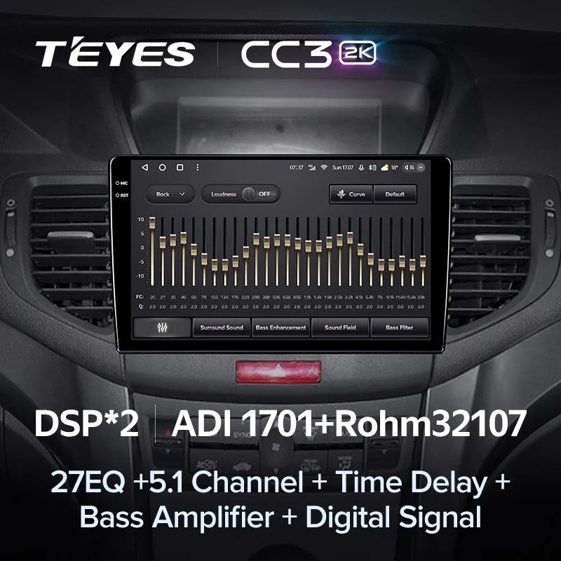 Штатная магнитола Teyes CC3 2K 4/32 Honda Accord 8 (2008-2012)