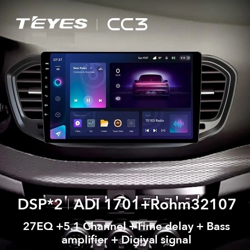 Штатная магнитола Teyes CC3 4/32 Lada Vesta 2023+ F2 Тип-B