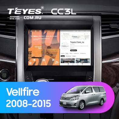 Штатная магнитола Teyes CC3L 4/32 Toyota Vellfire (2008-2015)