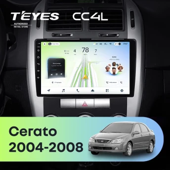 Штатная магнитола Teyes CC4L 6/64 Kia Cerato (2004-2008) F2