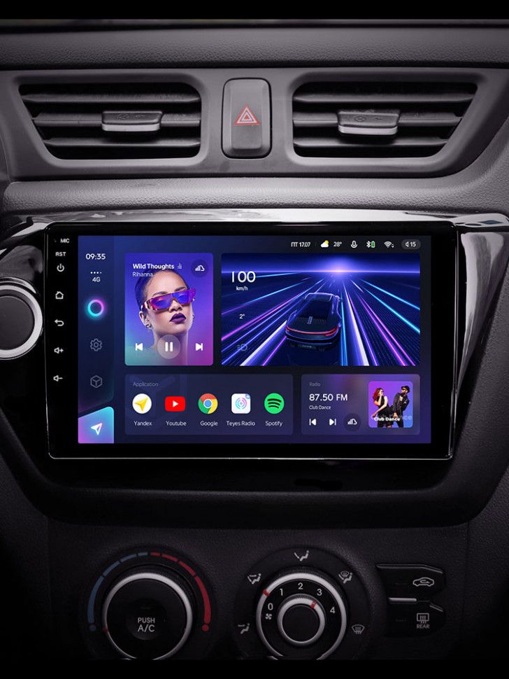 Штатная магнитола Teyes CC3 4/64 Kia Rio 3 (2011-2017)