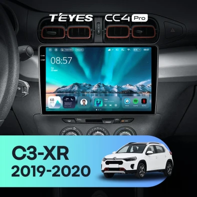 Штатная магнитола Teyes CC4 Pro 8/128 Citroen C3-XR (2019-2020) F1