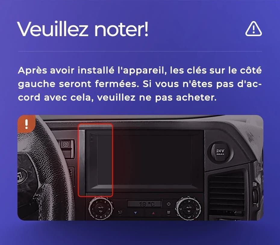 Штатная магнитола Teyes CC3 2K 360 6/128 Mercedes-Benz Actros (2011-2023)
