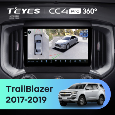Штатная магнитола Teyes CC4 Pro 360 12/256 Chevrolet TrailBlazer (2017-2019)