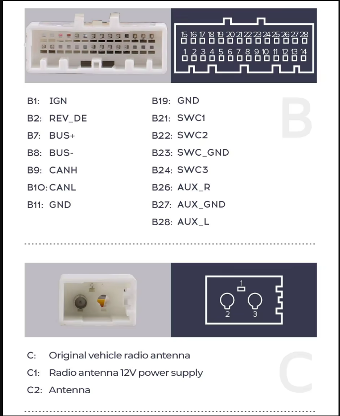 Проводка питания TEYES для Toyota + Canbus