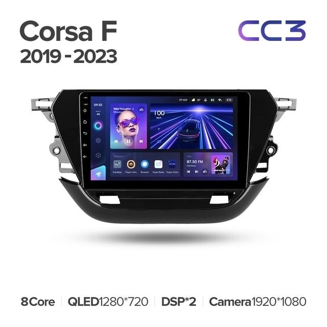 Штатная магнитола Teyes CC3 4/32 Opel Corsa F (2019-2023)