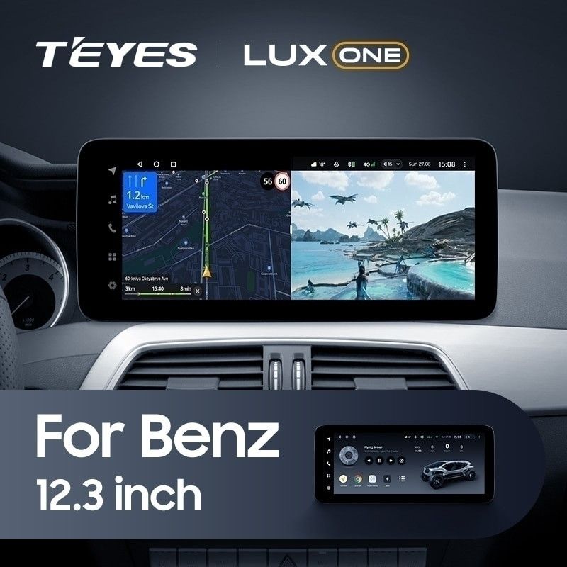 Штатная магнитола Teyes LUX ONE 6/128 Mercedes-Benz E-Class 4 W212 S207 A207 S212 C207 (NTG 5.0) (2013-2016) F1