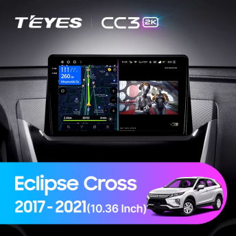 Штатная магнитола Teyes CC3 2K 6/128 Mitsubishi Eclipse Cross (2017-2021) F2