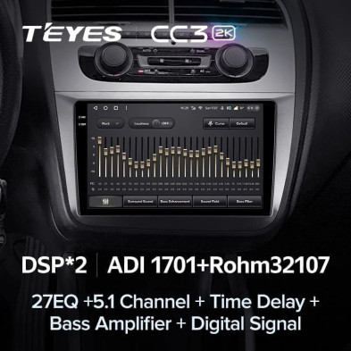 Штатная магнитола Teyes CC3 2K 6/128 Volkswagen EOS (2006-2015)
