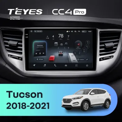 Штатная магнитола Teyes CC4 Pro 12/256 Hyundai Tucson (2018-2021)