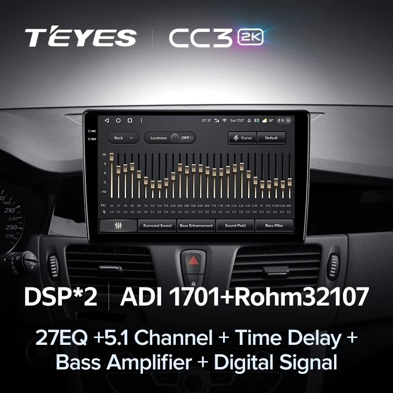 Штатная магнитола Teyes CC3 2K 360 6/128 Renault Latitude 1 (2010-2015)