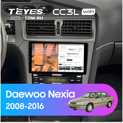Штатная магнитола Teyes CC3L WiFi 2/32 Daewoo Nexia (2008-2016)