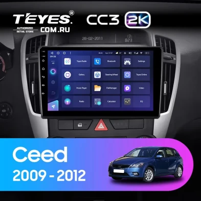 Штатная магнитола Teyes CC3 2K 6/128 Kia Ceed (2009-2012)
