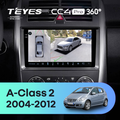 Штатная магнитола Teyes CC4 Pro 360 8/128 Mercedes-Benz A-Class 2 W169 C169 (2004-2012)