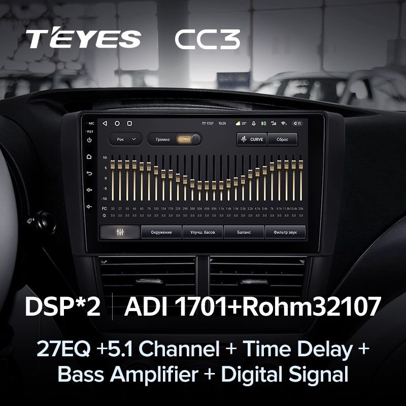 Штатная магнитола Teyes CC3 6/128 Subaru Impreza GH GE (2007-2011)