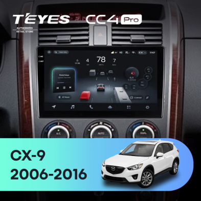 Штатная магнитола Teyes CC4 Pro 12/256 Mazda CX-9 TB (2006-2016)