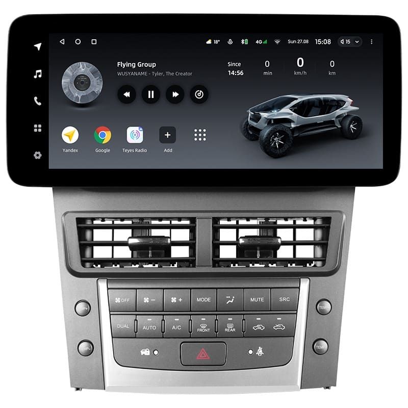 Переходная рамка Lexus GS300 350 400 430 450h 460 3 S190 (2004-2011) (12,3")