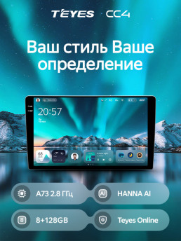 Штатная магнитола Teyes CC4 6/64 Toyota Prius XW50 (2015-2020)