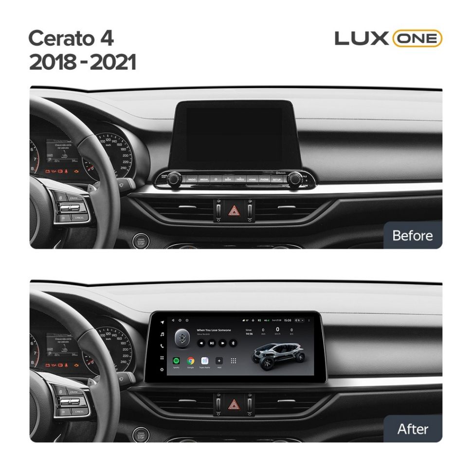 Переходная рамка Kia Cerato 4 (2018-2021) (12,3")