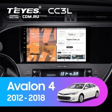 Штатная магнитола Teyes CC3L 4/32 Toyota Avalon IV XX40 (2012-2018)