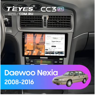 Штатная магнитола Teyes CC3 2K 4/64 Daewoo Nexia (2008-2016)