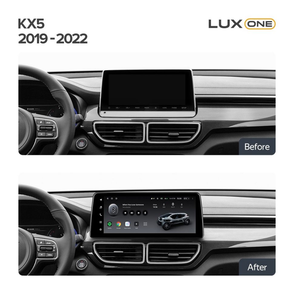 Переходная рамка Kia KX5 (2019-2022) (12,3")