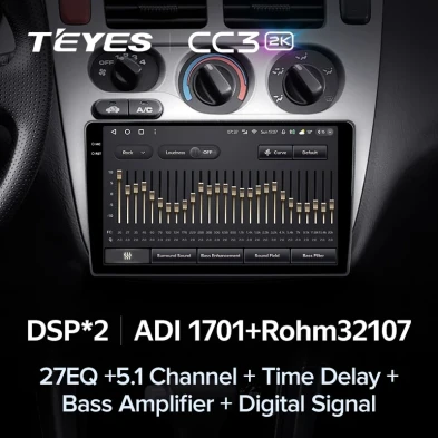 Штатная магнитола Teyes CC3 2K 4/32 Honda HR-V 1 (1998-2006)