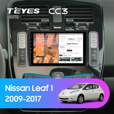 Штатная магнитола Teyes CC3 4/32 Nissan Leaf 1 (2009-2017)