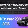 Штатная магнитола Teyes CC3 2K 6/128 Toyota Land Cruiser 11 200 (2007-2015) F2 Тип-A
