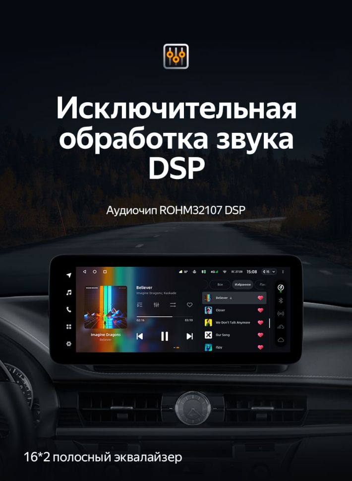 Штатная магнитола Teyes LUX ONE 4/32 Lexus ES ES200 ES250 ES300h ES350 XV60 VI 6 (2012-2018) Тип-A