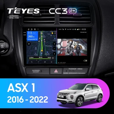 Штатная магнитола Teyes CC3 2K 4/32 Mitsubishi ASX (2016-2026) Тип-B