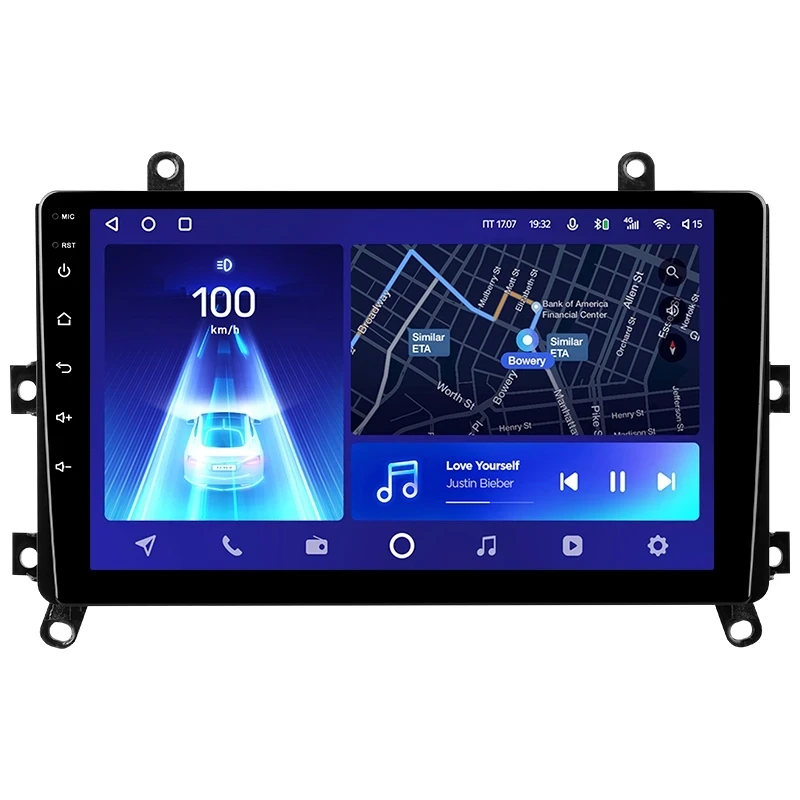 Переходная рамка Toyota Highlander 4 XU70 (2019-2022) (1 Din) (9")