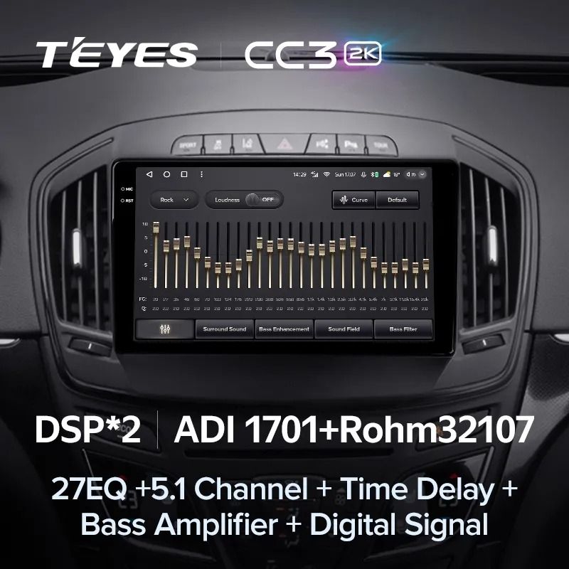 Штатная магнитола Teyes CC3 2K 4/64 Buick Regal (2013-2017) Тип-A