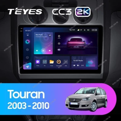 Штатная магнитола Teyes CC3 2K 4/32 Volkswagen Touran 1 (2003-2010) F1