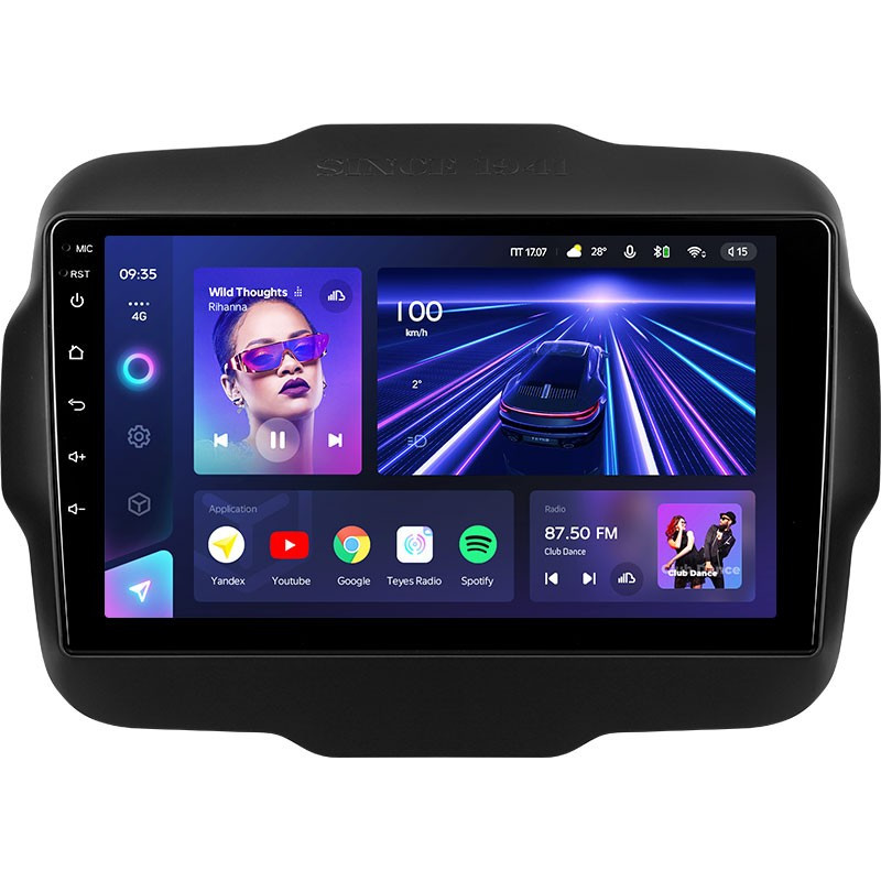 Штатная магнитола Teyes CC3 4/32 Jeep Renegade (2014-2018)