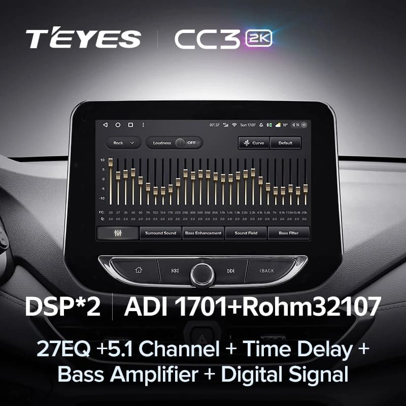 Штатная магнитола Teyes CC3 2K 6/128 Chevrolet Orlando 2 (2018-2023)