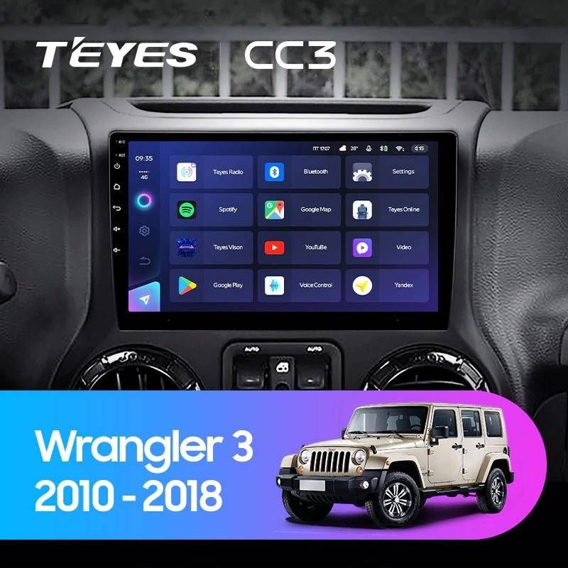 Штатная магнитола Teyes CC3 4/32 Jeep Wrangler 3 JK (2010-2017) L14