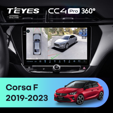 Штатная магнитола Teyes CC4 Pro 360 8/128 Opel Corsa F (2019-2023)