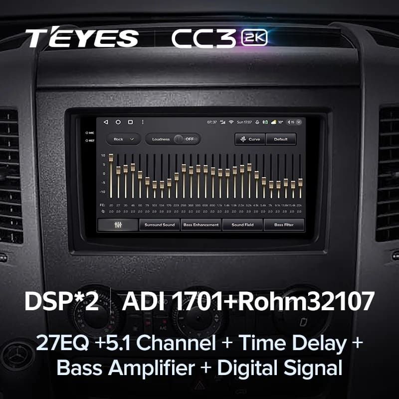 Штатная магнитола Teyes CC3 2K 360 6/128 Mercedes-Benz Sprinter (2006-2016) F2