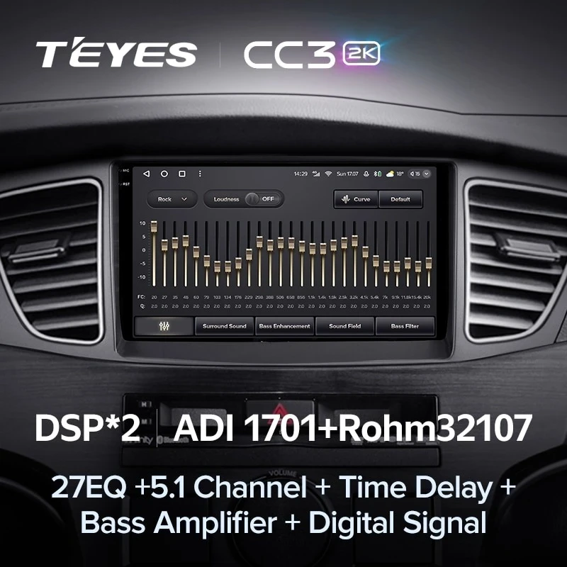 Штатная магнитола Teyes CC3 2K 360 6/128 Kia Cadenza K7 (2011-2012)