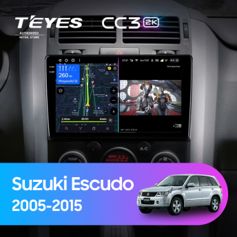Штатная магнитола Teyes CC3 2K 6/128 Suzuki Escudo (2005 2015)