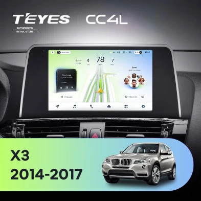 Штатная магнитола Teyes CC4L 6/64 BMW X3 F25 NBT (2014-2017)