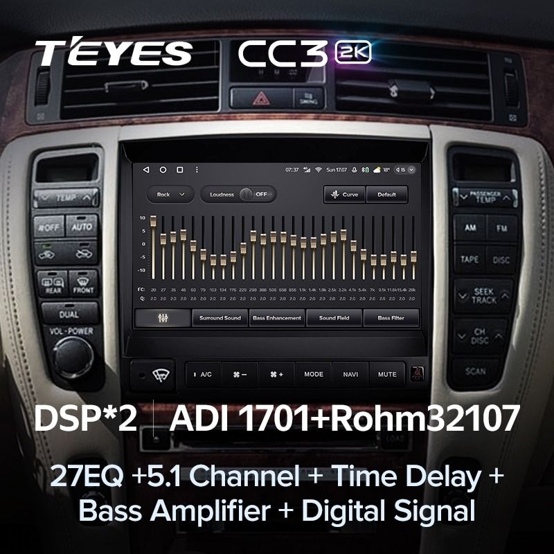 Штатная магнитола Teyes CC3 2K 360 6/128 Toyota Crown 12 S180 (1999-2008)