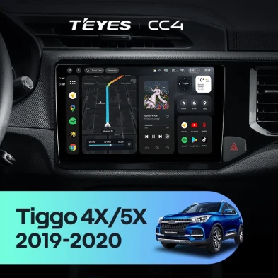 Штатная магнитола Teyes CC4 8/128 Chery Tiggo 4X 5X (2019-2020)
